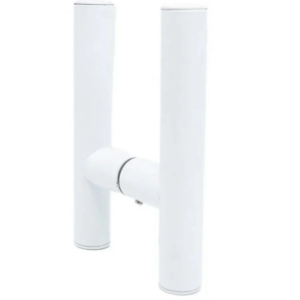 PUXADOR H TUBULAR DE 1 FURO PARA PORTA DE VIDRO
