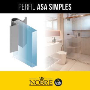 PUXADOR ASA EM ALUMÍNIO MODELO IG-007 3.00 METROS (INCLUSO ACABAMENTO)