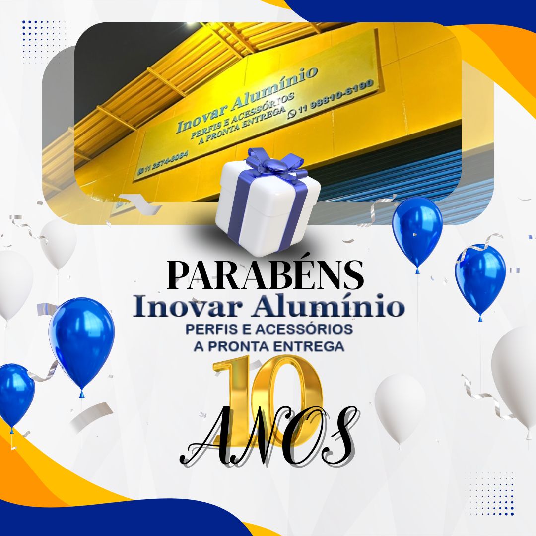 Parabéns 10 anos cnpj